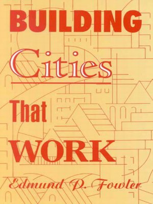 cover image of Building Cities That Work